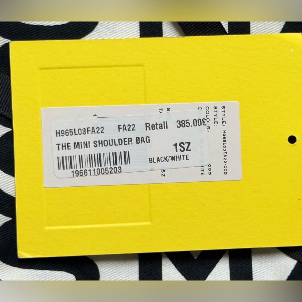 Marc Jacobs Minaudière Black and White - Picture 12 of 12